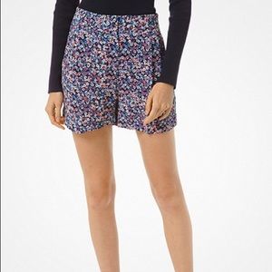 Michael Kors Florar Crepe Shorts